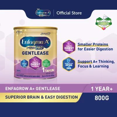 Enfagrow A+ Step 3 Gentlease 800g Susu Milk Formula Powder - For Sensitive Tummies