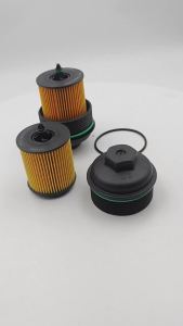 AMCC Oil Filter and Oil Filter Housing Cap Compatible with Buick Chevy GMC Polaris Ponitac Saturn - LaCrosse Regal Cavalier Cobalt Equinox HHR Malibu Terrain G6 Ion Sky Vue Replaces:12605565 PF458G