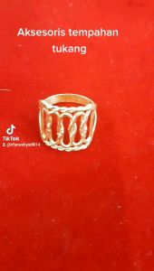 cincin rel aksesoris tempahan tukang lapis emas24karat