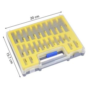 150 Pcs HSS Twist Drill Bit Size 0.4mm-3.2mm Metalworking Drill Bit Set Round Shank Mini Drill Bit