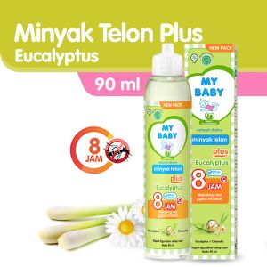 MINYAK TELON MY BABY PLUS EUCALYPTUS LAVENDER 90 ML || Minyak Telon Bayi Anti Nyamuk Hingga Tahan Lama 8 Jam