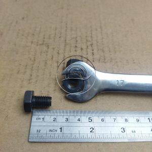 BAUT MUR BAJA KUNCI 17 M10 X 15 FULL DRAT PANJANG 15CM 15 CM BAUD HTB GRADE 8.8 HITAM M10X15 10X15 10 X 15 DIAMETER DRAT 10MM PITCH DRAT 1.5 SEKRUP SKRUP