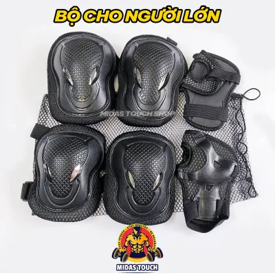Bộ bảo hộ trượt patin cho trẻ em 4-12 tuổi và người lớn