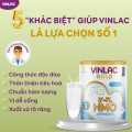Sữa Vinlac Gold 1 300g cho bé từ 0-24 tháng. 