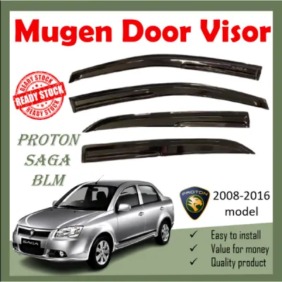Proton Saga BLM 2008-2016 Model Mugen Door Visor Air Press (1 set 4 pcs)