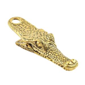 Unique Alligator Bookmarks Clip With Antique Effect For Paper Organization Gifting Metal Journal Paper Clip