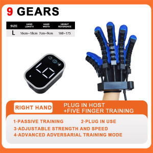 ⭐Local delivery⭐Rehabilitation Robot Gloves Stroke Hemiplegia Rehabilitation Hand Function Silicone Hand Finger Grip Training Massage Gloves