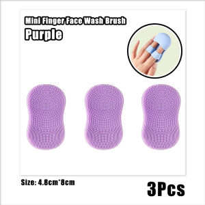 5Pcs Face Silicone Cleansing Brush Mini Facial Face Wash Brush Cleansing Massage Finger Nose Brush