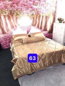 Bộ drap/ga/ra phi bóng trơn (chân nệm dưới 15cm) 1m6/1m8 màu 63. Bộ drap phi bóng 1 màu. Bộ grap phi bóng. Bộ ra phi bóng. Bộ drap phi lụa. Bộ grap phi lụa. Bộ ga phi lụa. Ga giường-drap giường-grap giường-ra giường.
