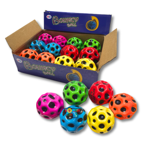 Mainan Anak Bouncy Ball Bola Mantul Bola Bekel Warna Warni Menghilangkan Stress