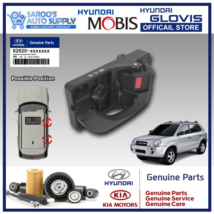 [Genuine][Right] Inside Door Handle For Hyundai Tucson , 2004-2009 ...