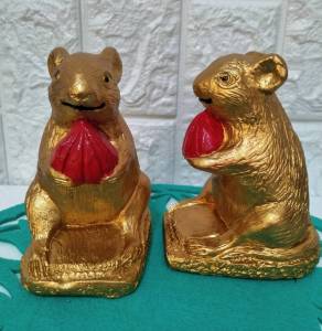 หนูมุสิกะถวายองค์พระพิฆเณวร 1คู่สวยงามมาก