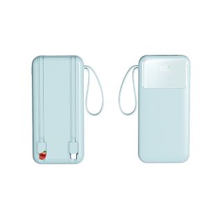 Sạc Di động Đa Năng CN20K - 20000mAh  Tích Hợp Cáp Lightning & Type C Đèn LED Hiển Thị Tiện Lợi