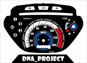 Panel Speedometer HONDA SUPRA X 100/110 OLD LAMA/WAVE 100