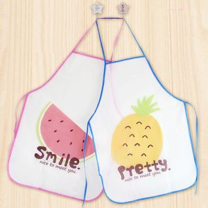 Tạp Dề Hình Trái Cây Chống Thấm Nước Tạp Dề Nấu Ăn Chất Liệu Vải Chống Thấm Tốt Đảm Bảo Vệ Sinh