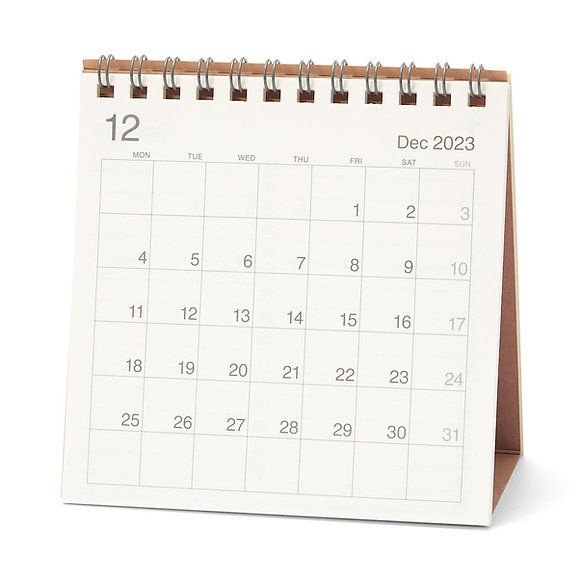 MUJI 2024 Bagasse Desk Calendar Lazada PH