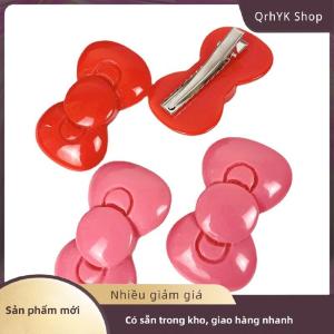 Hàng có sẵn✨ Kawaii Bow kẹp tóc tóc phụ kiện dễ thương Cô Gái Trái Tim Side Clip bangs khí đồ trang sức