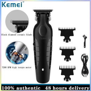 COD Kemei เครื่องตัดผมชาย KM-2299 USB ปัตตาเลี่ยนมืออาชีพไฟฟ้าผมปัตตาเลี่ยนชาร์จไฟได้ปัตตาเลี่ยนตัดผมชาย