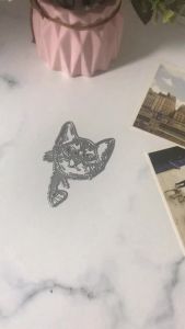 Kirilgu Cats Metal Cutting Dies Stencil Scrapbooking DIY Album Stamp Paper Card Mold Embossing Decoration 5T9N4