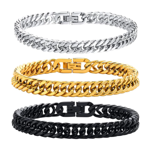 Textured Quadruple Weave Stainless Steel Bracelet Ergonomic Fit For Active Lifestyles