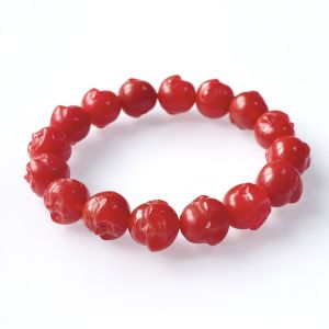 Thousand Crystals and Ten Thousand Beads   Natural imitation Southern Red Agate bracelet with Buddha beads full-color Buddhist beads for men and women crystal jewelry 2026