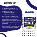 USN, Premium Whey+, Whey Protein Powder, Muscle Building, Meal Replacement Shake, Calcium, Potassium, 5 lbs (2,267 g). 