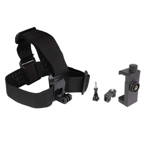 Head-Mounted Smartphone Holder Adjustable First-Person View Video Outdoor Live Fixed Bracket