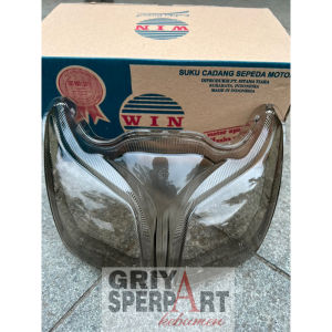 mika Lampu depan Jupiter z1 hitam smoke merek WIN