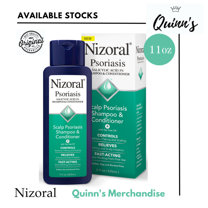 Nizoral Psoriasis Shampoo & Conditioner 11oz EXP 5/25 Lazada PH