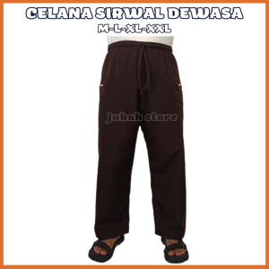 Celana Sirwal Komprang Pangsi Silat Muslim Pria Dewasa