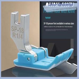 Ditur 1PC Plastic SP-18 edge presser foot embedded line presser foot flat car plastic beef tendon edge presser foot sewing accessories