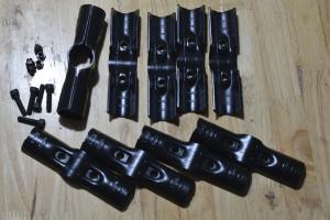 [HCM]Combo 5 khớp nối HJ-4 DIY (đen)/Metal Joints