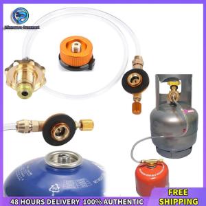 Winnereco Propane Refill Adapter Leakproof Small Propane Bottle/Tank Refill Adapter Propane Tank Filler for Outdoor Gas Stove