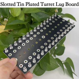 1 ชิ้น 30 โพสต์ บอร์ดป้อมปืนแบบมีร่อง DIY แถบเสียงแท็กเทอร์มินัล บอร์ดป้อมปืนสำหรับเครื่องขยายเสียงหลอดสุญญากาศวินเทจ Hifi ขนาด 150*60*2