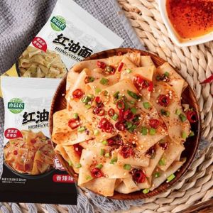 魔芋凉皮0脂肪 Konjac cold skin instant 0-fat low calorie snack konjac noodles vermicelli