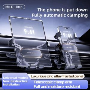 TEWUB Flexible Car Phone Holder Adjustable Triangular Support Base Auto Phone Tablet Stand Stable Universal Fit Air Vent Phone Mount Car Dashboard
