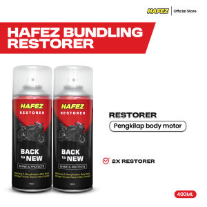 HAFEZ BUNDLING 2 RESTORER Pengkilap dan Penghitam Body Motor Kendaraan