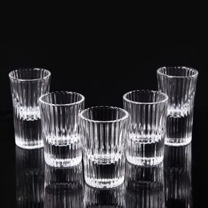 Set 6 Chén Ly Thủy Tinh Uống Rựu Shot Dung Tích 20 ML Đế Dầy Hàng Cao Cấp