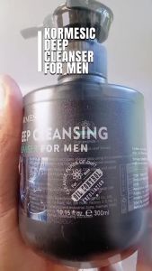 Facial Wash For Men Bright White Acne and Oil Control Scrub Mens Cleanser 300ml