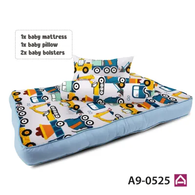 SUKAME Newborn Baby Mattress Set (4 IN 1) Super Comfort For Baby / Tilam Bayi