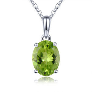 Lohaspie Đồ Trang Sức Chính Hãng 2.1 Carats Rắn Sterling Bạc 925 Mặt Dây Chuyền Ngọc Thạch Lựu tự nhiên mặt dây chuyền đá Peridot Garnet Mặt dây chuyền đá quý Ngọc Thạch Lựu tự nhiên mặt dây chuyền ngọc hồng lựu Cho trang sức nữ