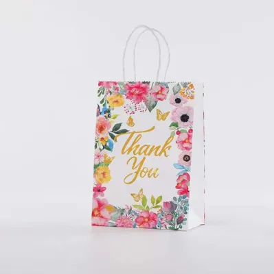 🎁 10PCS Thank You Paper Bag Gift Bag Goodie Bag