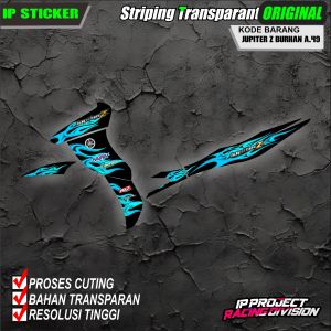 (cod) sticker motor JUPITER Z BURHAN - striping variasi list YAMAHA JUPITER KODE A.49