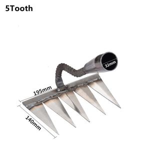 Hoe Weeding Rake Farm Tool Weeding and Turning The Ground Loose Soil Artifact Nail Rake Harrow Agricultural Tools