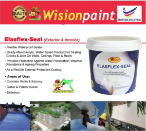 SCP 1.5kg Elasflex-Seal Flexible Waterproof Sealer Styrene Acrylic Based