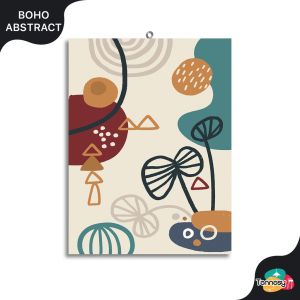 TENNESY HIASAN DINDING ABSTRACT AESTETIK 15x20CM WALL DECOR PAJANGAN KAYU DEKORASI DINDING KAMAR TIDUR RUMAH