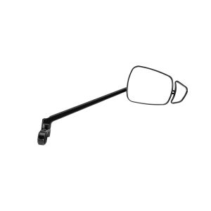 Adjustable Wide-Angle Bicycle Handlebar Mirror with Secondary Mirror Double-Sided Reflector Aluminum Alloy 360° Rotatable Universal Mountain/Road Bike Reversing Rearview Mirror Enlarged Field of View