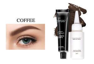 Sabbuha Eyelash & Eyebrow Dye Tint Gel Eyebrow Mascara Cream Brush Kit Waterproof