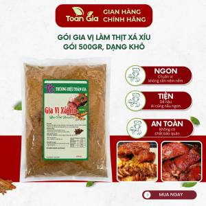 Gia vị xá xíu Toàn Gia 500g ướp thịt ngon chuẩn vị không cần nêm nếm chay mặn đều dùng được