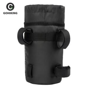 Bike Bottle Holder Waterproof Cycling Water Bottle Carrier Insulated Portable Kettle Pack MTB Kettle Handlebar Bag for Bicycle Motorcycle